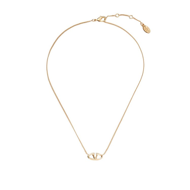 발렌티노 브이로고 볼드 메탈 네크리스