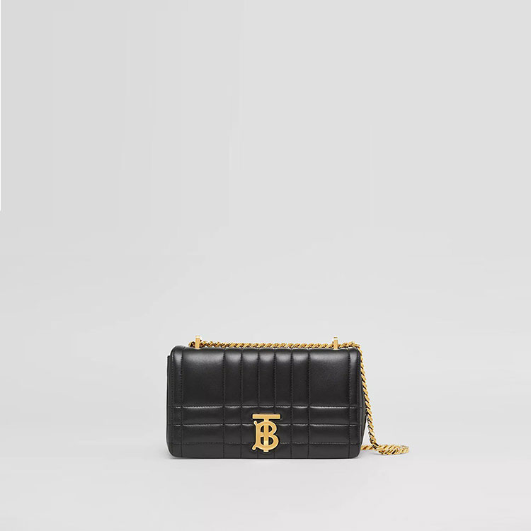 버버리 퀼팅 램스킨 스몰 롤라 백