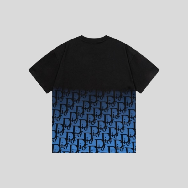 디올 프린트 반팔 티셔츠