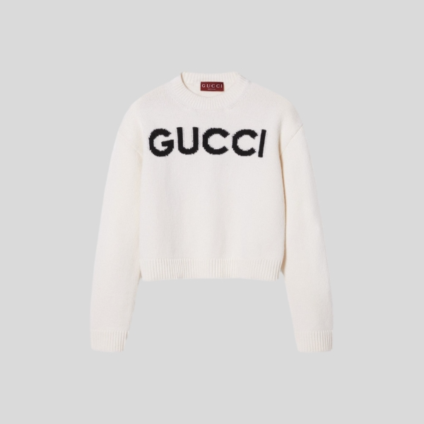 구찌 레터 인타르시아 스웨터