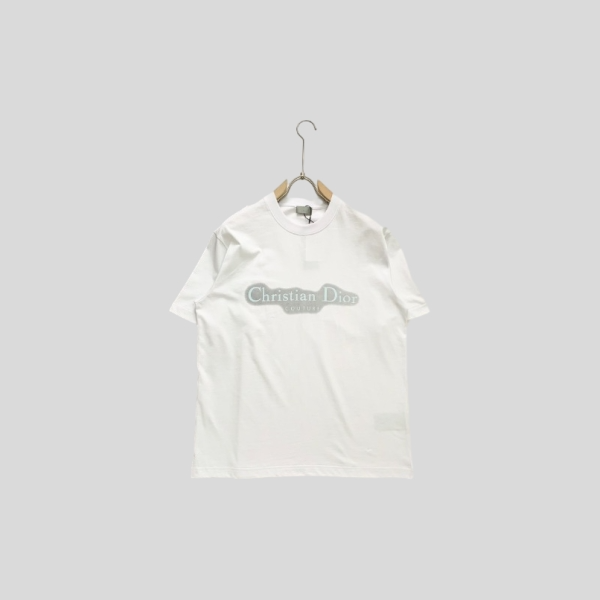 디올 로고 프린트 티셔츠