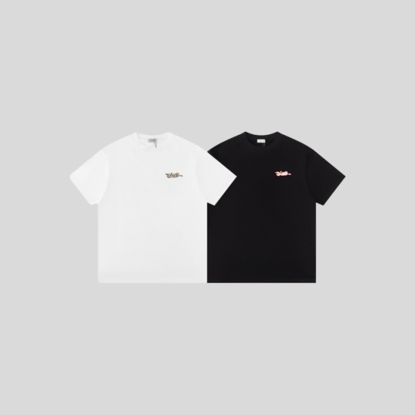 디올 스네이크 반팔 티셔츠