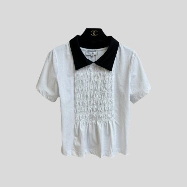 샤넬 플리츠 반팔