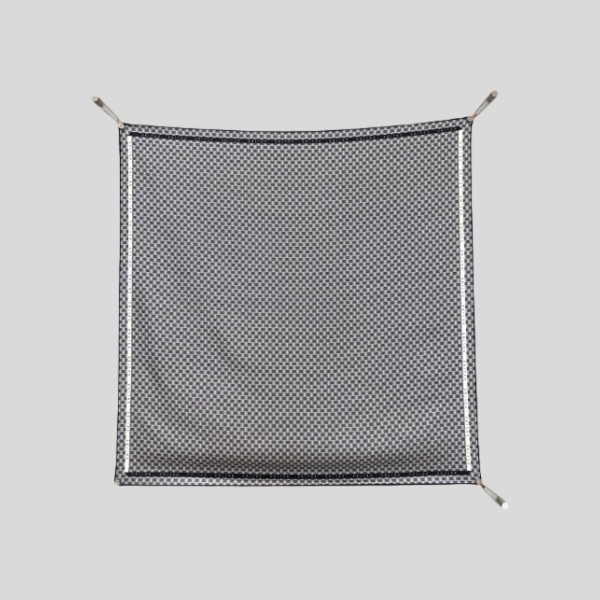 셀린느 트리옹프 로고 스퀘어 스카프(다크그레이)