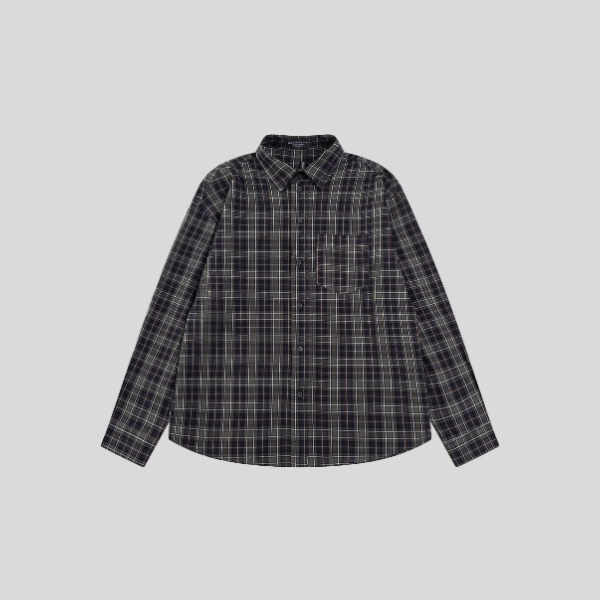 발렌시아가 플레드 셔츠