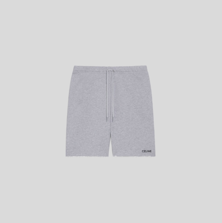 셀린느 쇼츠 - 코튼 플리스