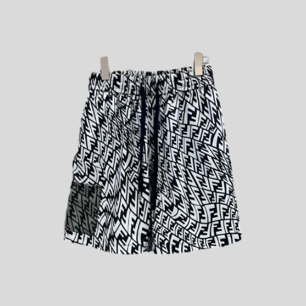 펜디 더블 FFLOGO 프린트 비치 팬츠