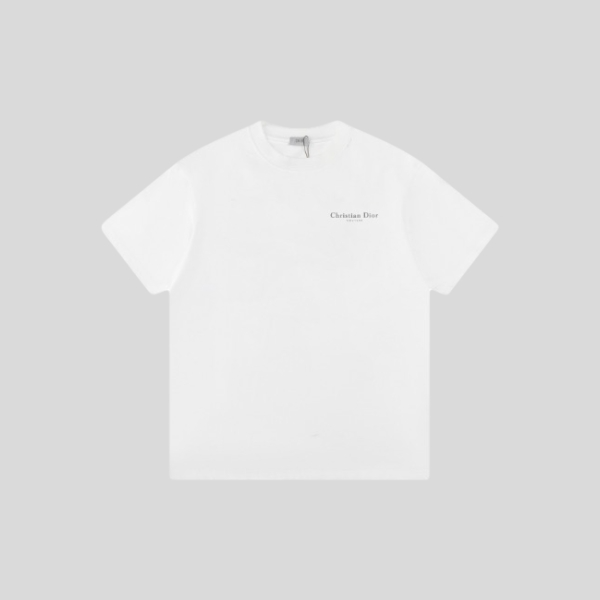 디올 로고 반팔 티셔츠