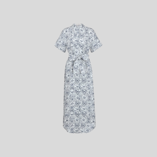 디올 벨트 롱 셔츠 드레스