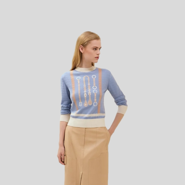 에르메스 롱 슬리브 스웨터