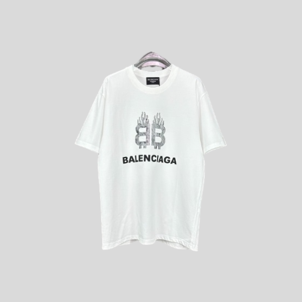 발렌시아가 반팔 티셔츠