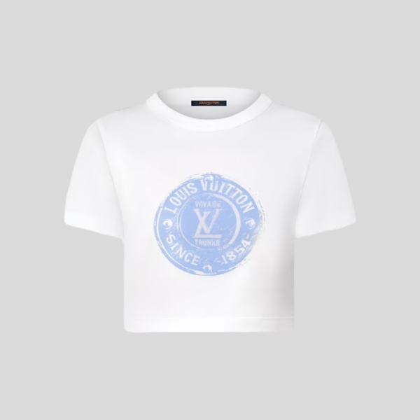 루이비통 스탬프 크롭 탑
