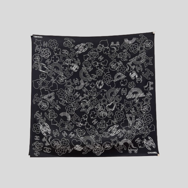 샤넬 트윌 실크 스카프