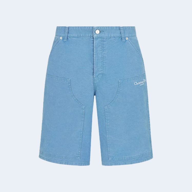 디올 카펜더 블루 데님 쇼츠