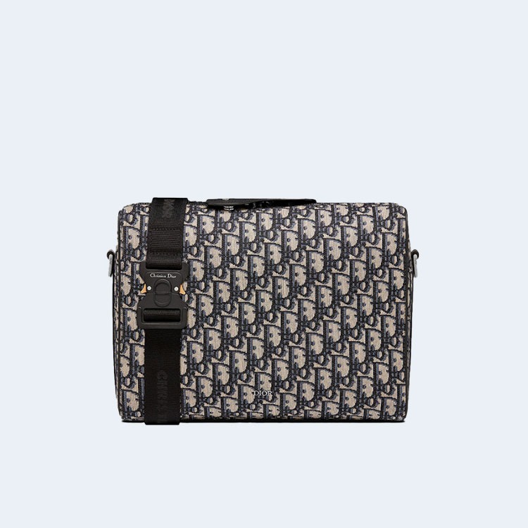 디올 오블리크 자카드 Lingot 메신저백