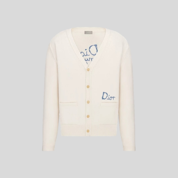 디올 블렌드 저지 가디건