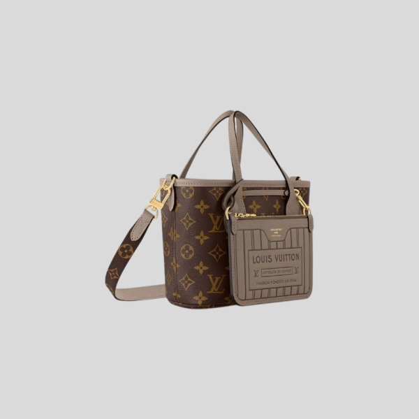 루이비통 네버풀 반둘리에 인사이드 아웃 BB