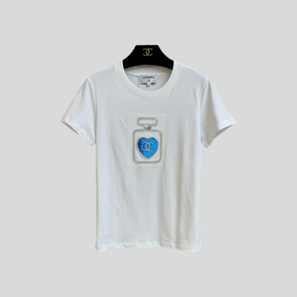 샤넬 향수병 반팔 티셔츠
