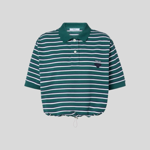 프라다 스트라이프 코튼 세트