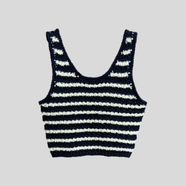 프라다 스트라이프 탑