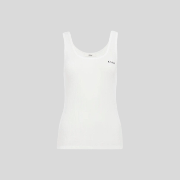 끌로에 저지 로고 탱크 탑