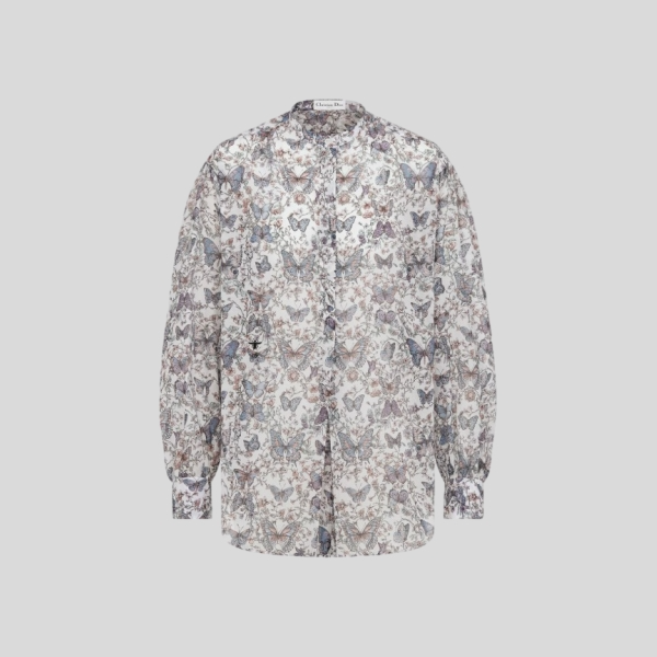 디올 버터플라이 블라우스