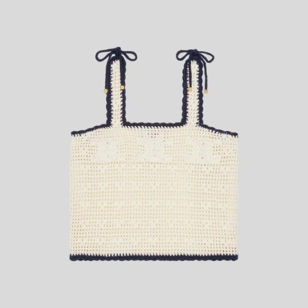 셀린느 트리옹프 크롭 탑