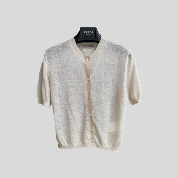 프라다 캐시미어 가디건