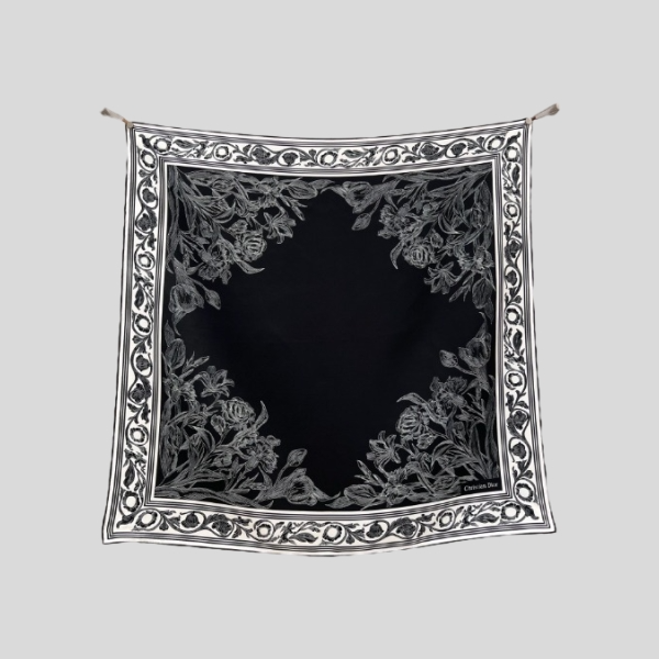 디올 프레임 플라워 블랙