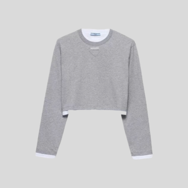 프라다 페이크 투피스 티셔츠