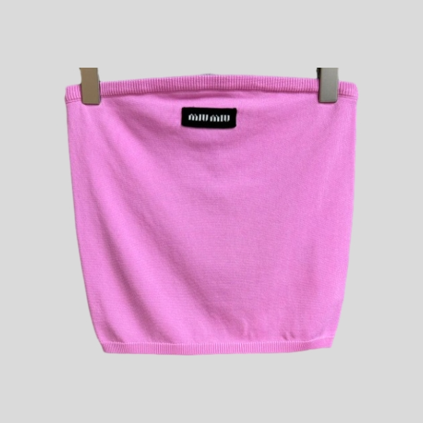 미우미우 튜브 탑