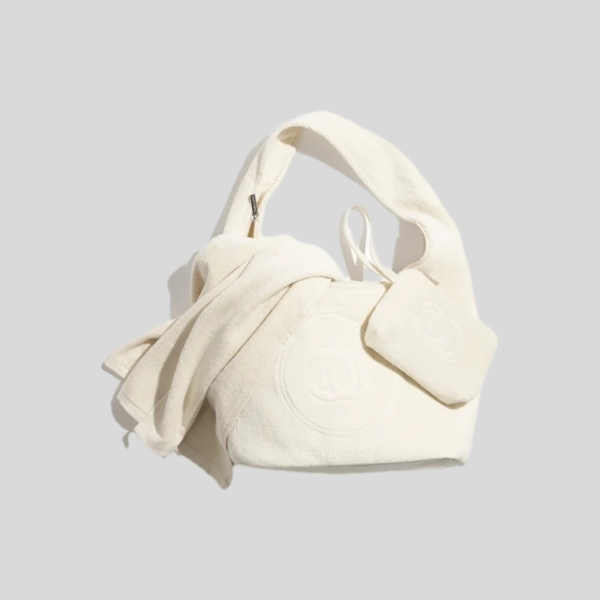 샤넬 비치웨어 세트 아이보리