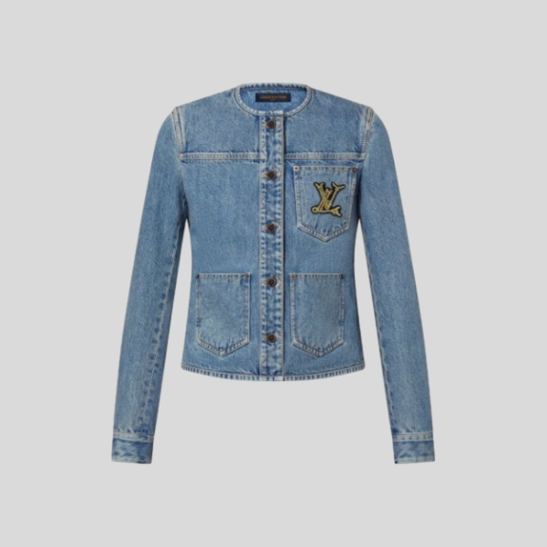 루이비통 데님 자켓