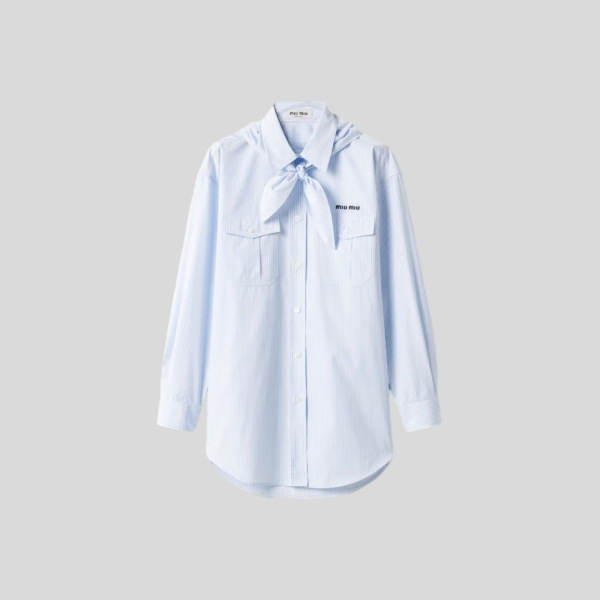 미우미우 포플린 셔츠