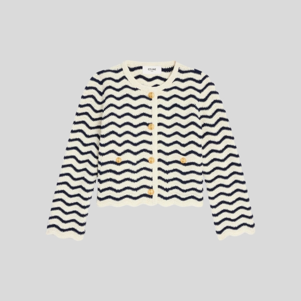 셀린느 가디건 미니스커트 세트