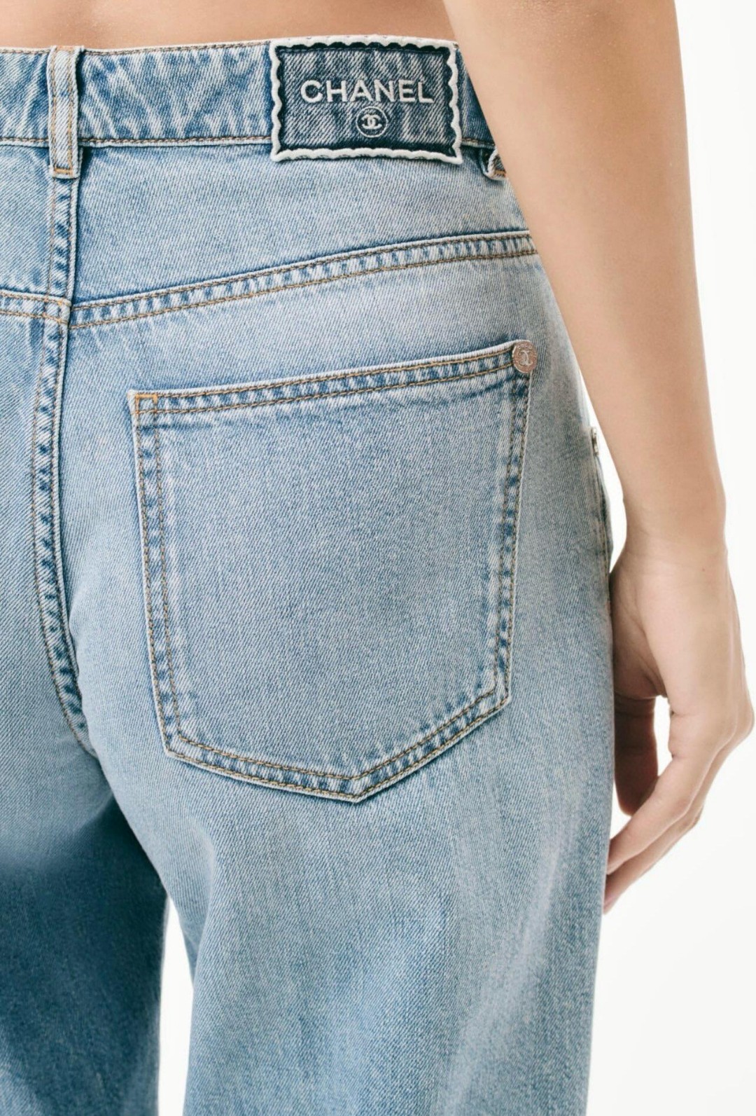 샤넬 데님 팬츠