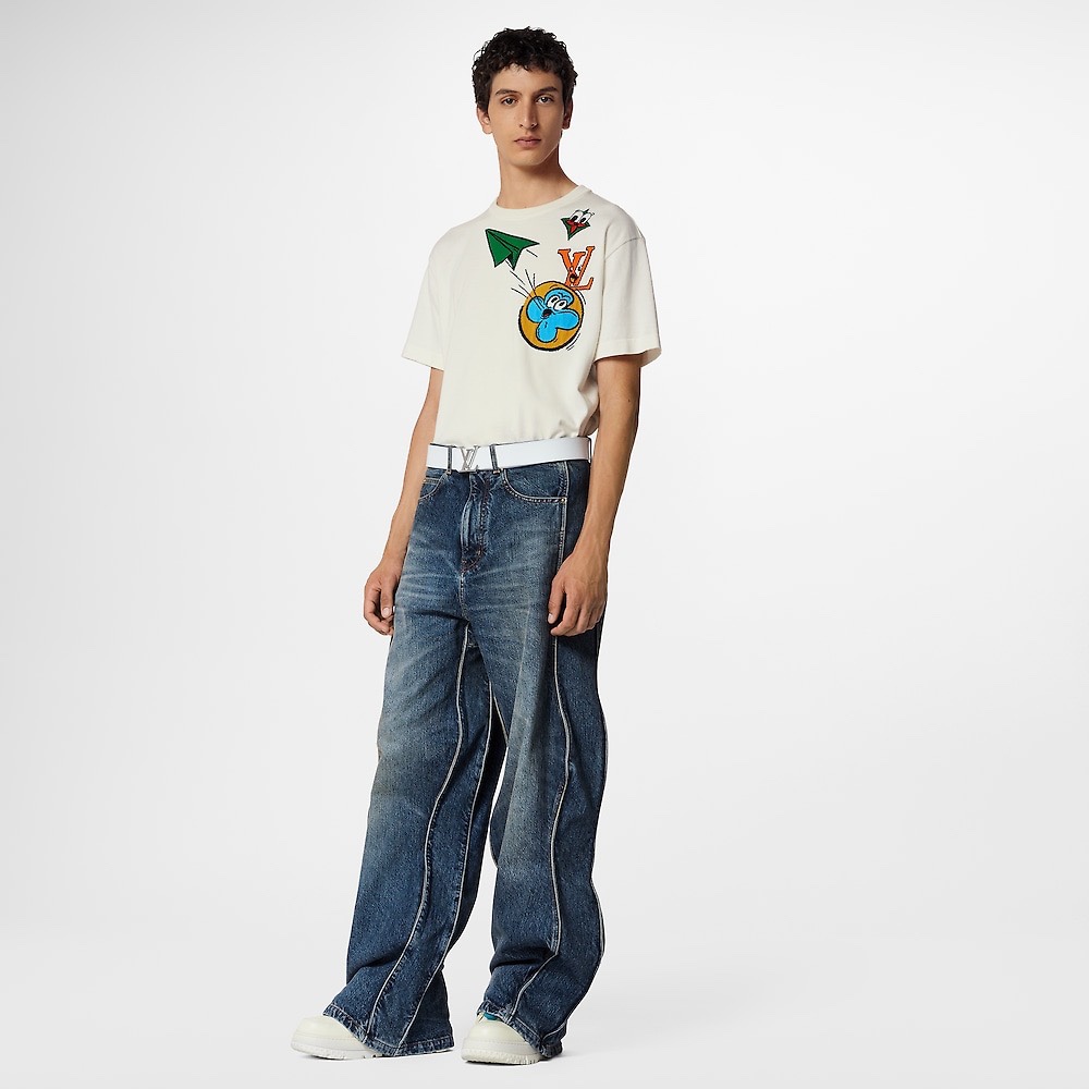 루이비통 모노그램 코믹 티셔츠