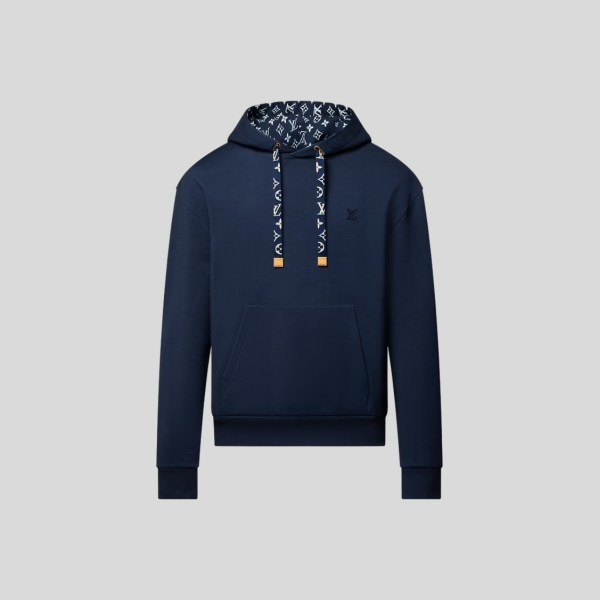 루이비통 코튼 후디 네이비