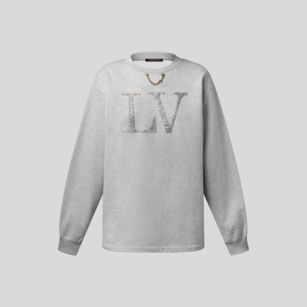 루이비통  라인스톤 시그니처 스웨터