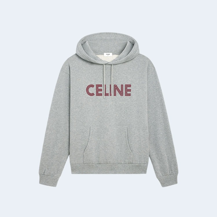 셀린느 코튼 플리스 루즈 후드