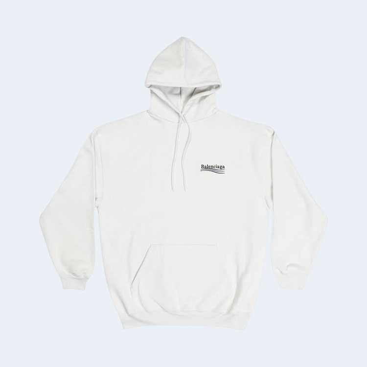 발렌시아가 폴리티컬 캠패인 미디엄 핏 후드