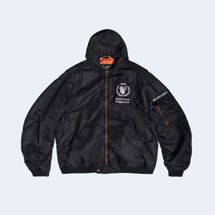 발렌시아가 WFP 라이트 후디드 자켓