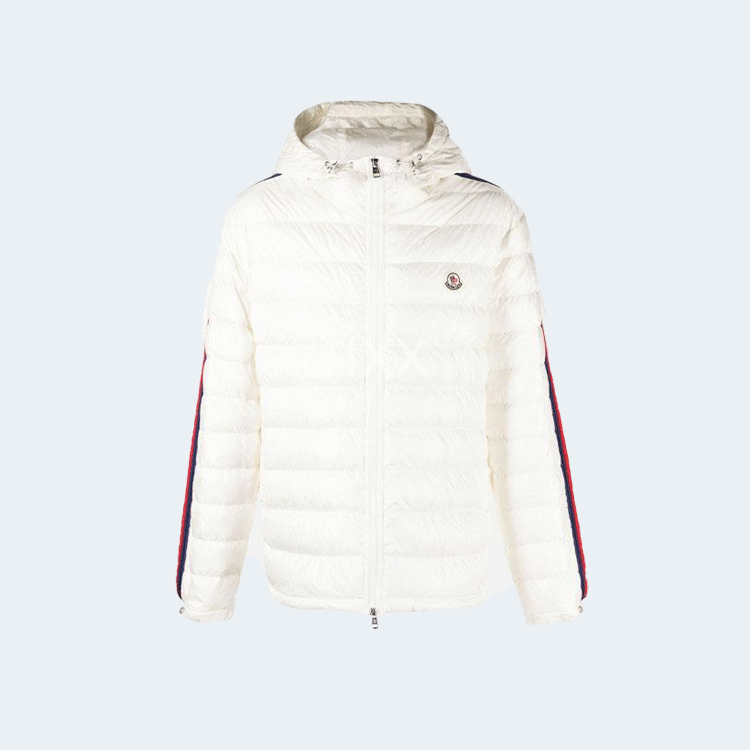 몽클레어 Agout 로고 패치 패딩 재킷