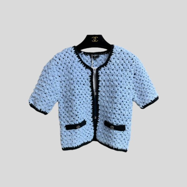 샤넬 반팔 가디건