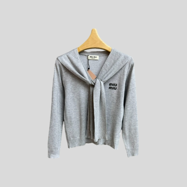 미우미우 숄 니트 가디건