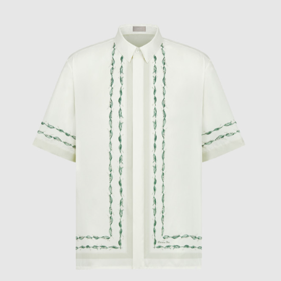 디올 Christian Dior Couture 은방울꽃 반소매 셔츠