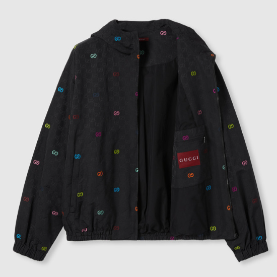 구찌 GG 코튼 립 스톱 자켓