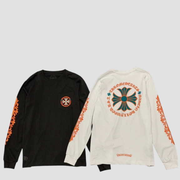 크롬하츠 마이애미 아트 바젤 익스클루시브 롱 슬리브 티셔츠