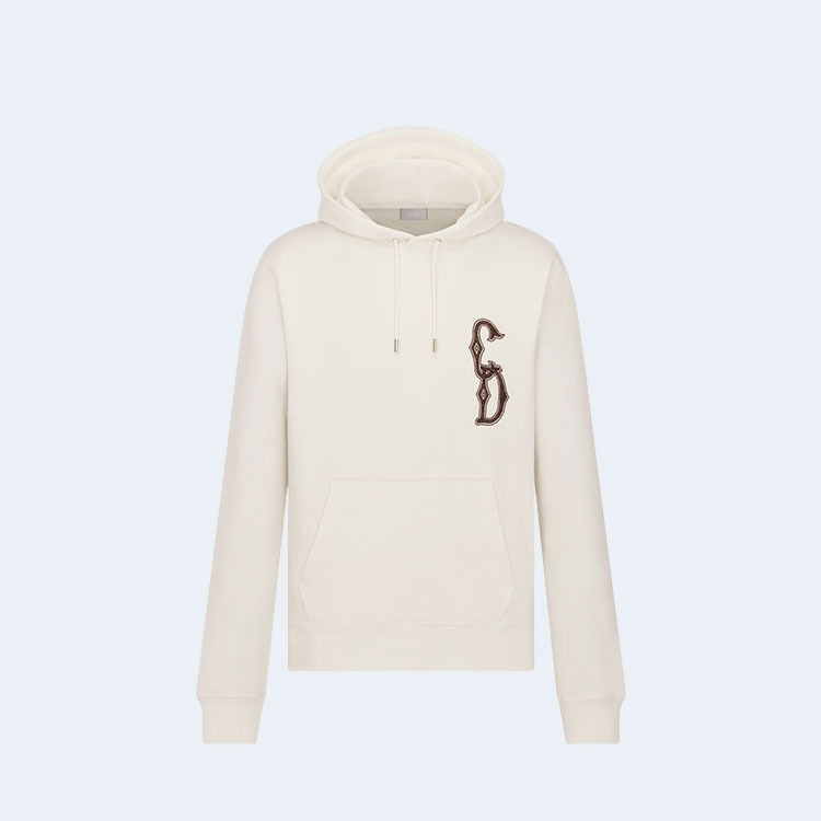 디올 인터레이스 레귤러 핏 스웨트셔츠