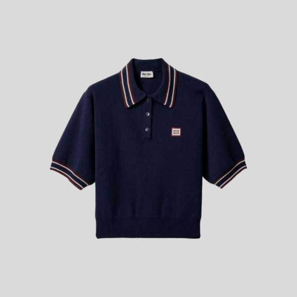 미우미우 캐시미어 폴로 스웨터